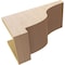 Ekena Millwork 9"W x 18"D x 9"H Wide Newport Rough Cedar Woodgrain TimberThane Corbel, Primed Tan CORUR09X18X09NEWRCPR - alternate 5
